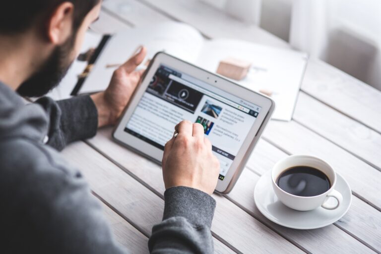 Reading touchscreen blog
